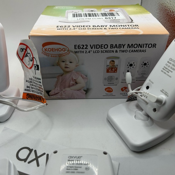 🔥Axvue Video Baby Monitor, Slim Handheld, Non-Slip Design, 2.8" Vertical Screen - Picture 9 of 10